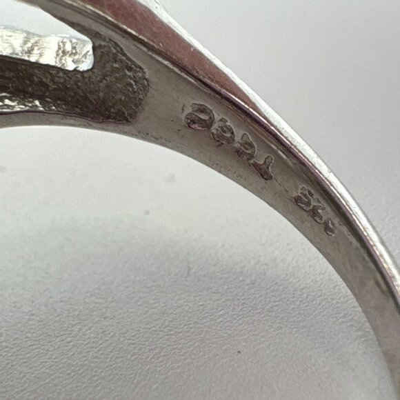 VTG Sterling Silver 925 Purple Gray Drusy Oval Rope Design Statement Ring Size 7 - Picture 8 of 12